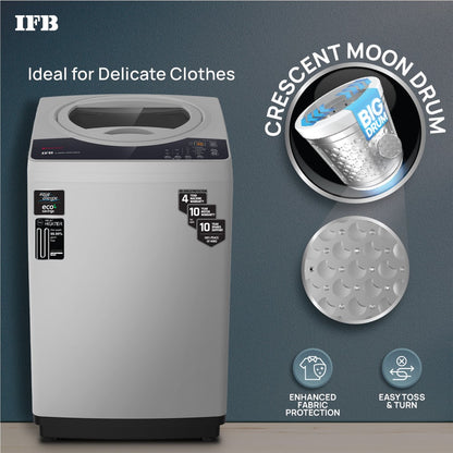 IFB 7 kg Fully Automatic Top Load Washing Machine with In-built Heater Black, Grey - TL - REGS 7 Kg Aqua