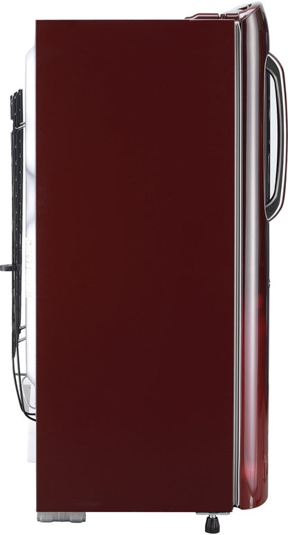 LG 205 L Direct Cool Single Door 4 Star Refrigerator - Scarlet Charm, GL-B221ASCY