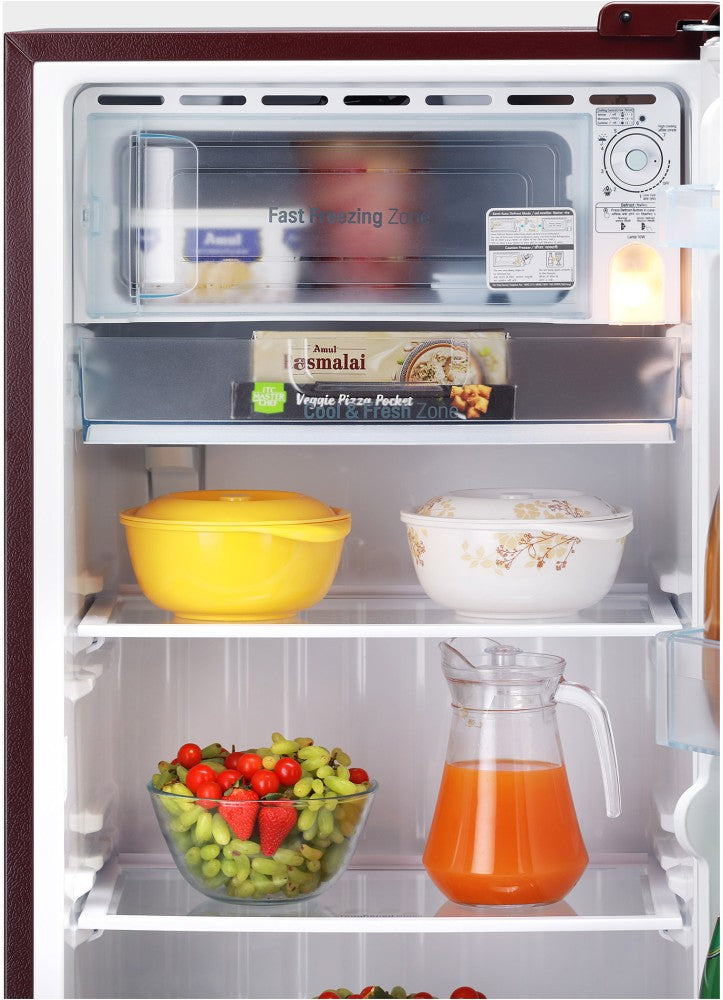 LG 205 L Direct Cool Single Door 4 Star Refrigerator - Scarlet Charm, GL-B221ASCY