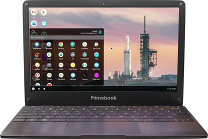 Primebook 4G Android Based MediaTek MT8788 - (4 GB/64 GB EMMC Storage/Prime OS) 4G Thin and Light Laptop - 11.6 Inch, Black, 1.065 Kg