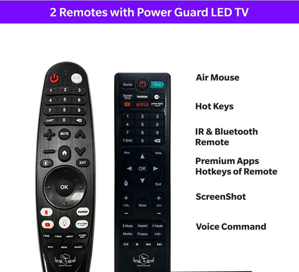 Power Guard 138 cm (55 inch) Ultra HD (4K) LED Smart Android Based TV - PG55F4K