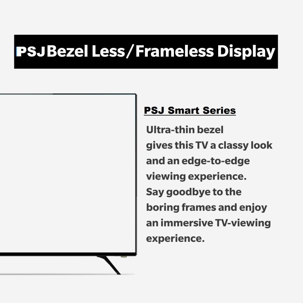 पीएसजे फ्रैमलेस फुल एचडी 80 सेमी (32 इंच) फुल एचडी एलईडी टीवी - पीएसजे32एन