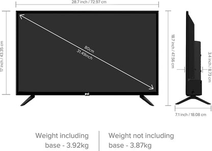 पीएसजे फ्रैमलेस फुल एचडी 80 सेमी (32 इंच) फुल एचडी एलईडी टीवी - पीएसजे32एन