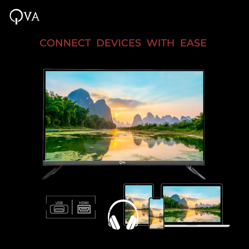 QVA 60 cm (24 inch) HD Ready LED Smart Android TV - Q-24SMA