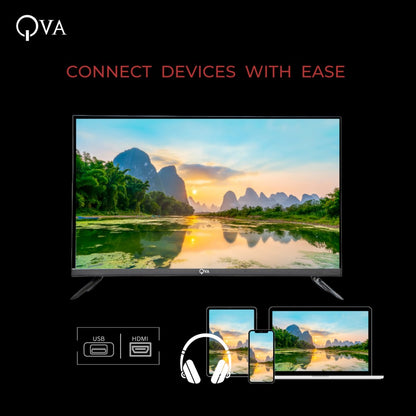 QVA 60 cm (24 inch) HD Ready LED Smart Android TV - Q-24SMA