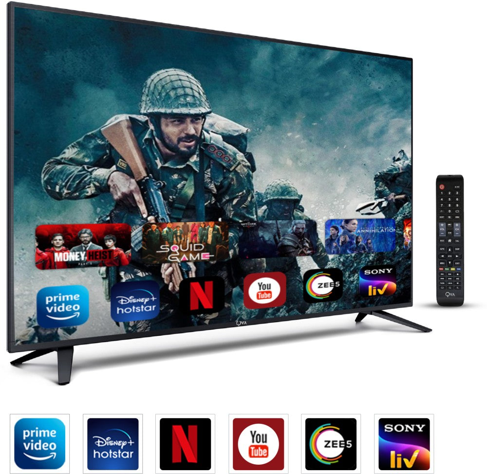 QVA 60 cm (24 inch) HD Ready LED Smart Android TV - Q-24SMA