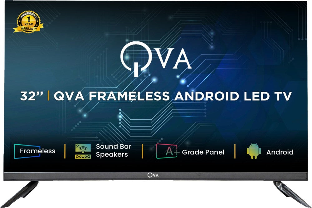 QVA 80 cm (32 inch) HD Ready LED Smart Android TV - Q-3223SFLA