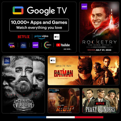 Thomson 126 cm (50 inch) QLED Ultra HD (4K) Smart Google TV With Dolby Vision & Dolby Atmos - Q50H1000
