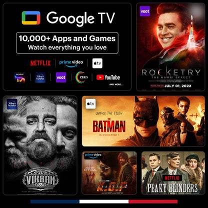 Thomson 164 cm (65 inch) QLED Ultra HD (4K) Smart Google TV With Dolby Vision & Dolby Atmos - Q65H1100