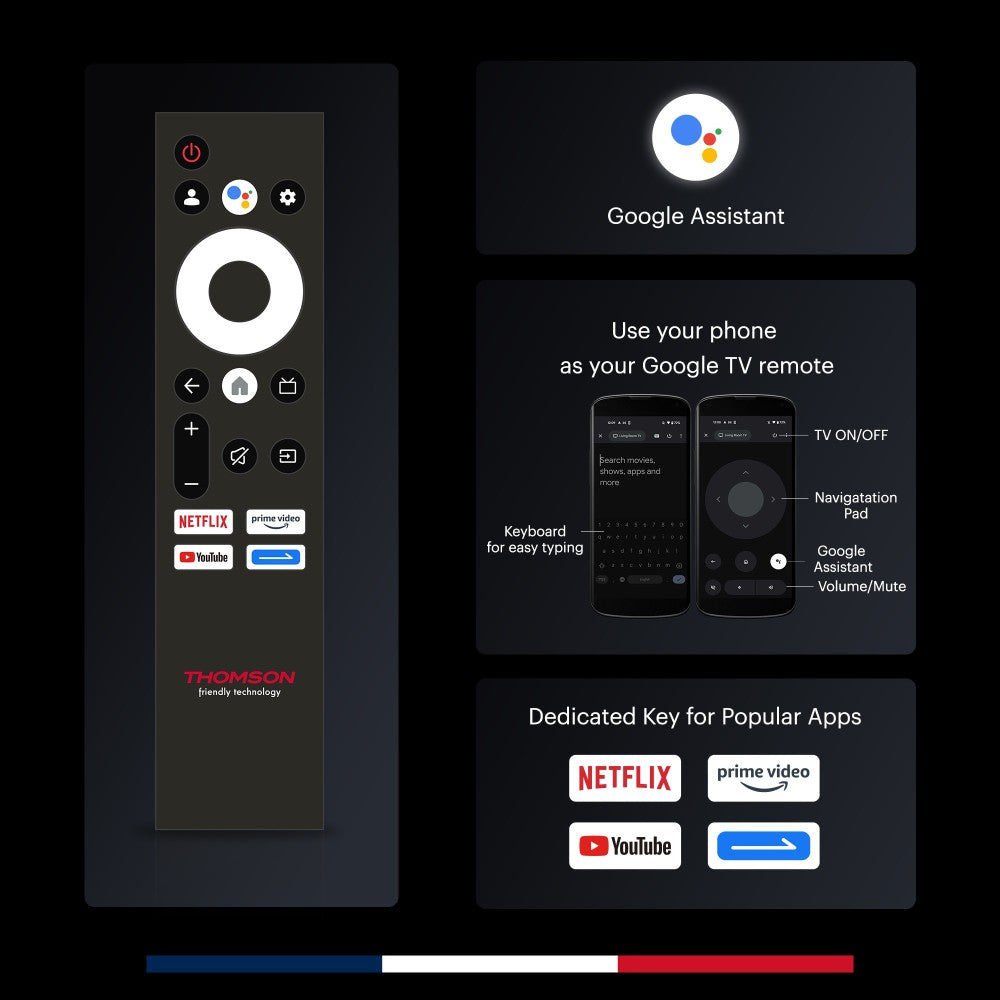 Thomson 126 cm (50 inch) QLED Ultra HD (4K) Smart Google TV With Dolby Vision & Dolby Atmos - Q50H1000
