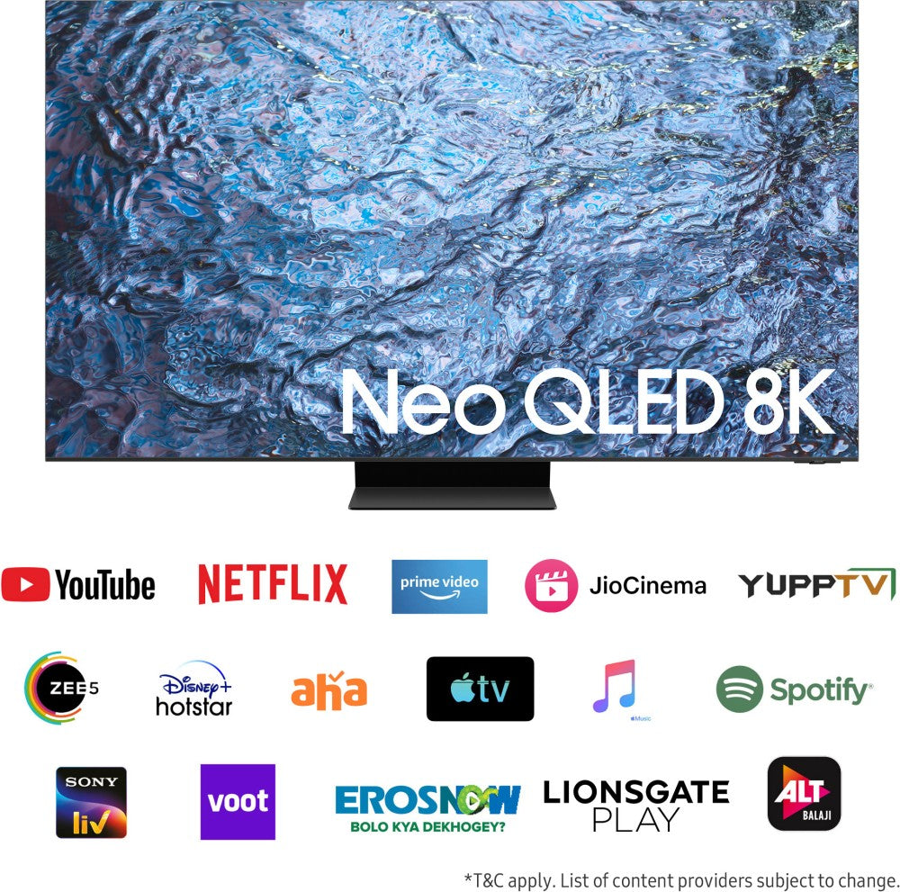 SAMSUNG Neo QLED 214 cm (85 inch) QLED Ultra HD (8K) Smart Tizen TV - QA85QN900CKXXL