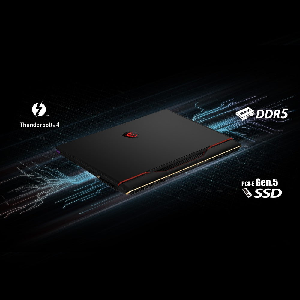 MSI Core i9 13वीं पीढ़ी - (64 GB/2 TB SSD/Windows 11 Home/16 GB ग्राफ़िक्स/NVIDIA GeForce RTX 4090) रेडर GE78 HX 13VI-087IN गेमिंग लैपटॉप - 17.3 इंच, काला, 3.1 किलोग्राम