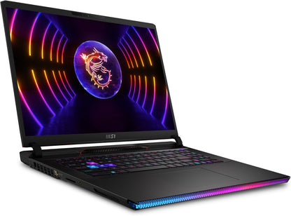 MSI Core i9 13वीं पीढ़ी - (64 GB/2 TB SSD/Windows 11 Home/16 GB ग्राफ़िक्स/NVIDIA GeForce RTX 4090) रेडर GE78 HX 13VI-087IN गेमिंग लैपटॉप - 17.3 इंच, काला, 3.1 किलोग्राम