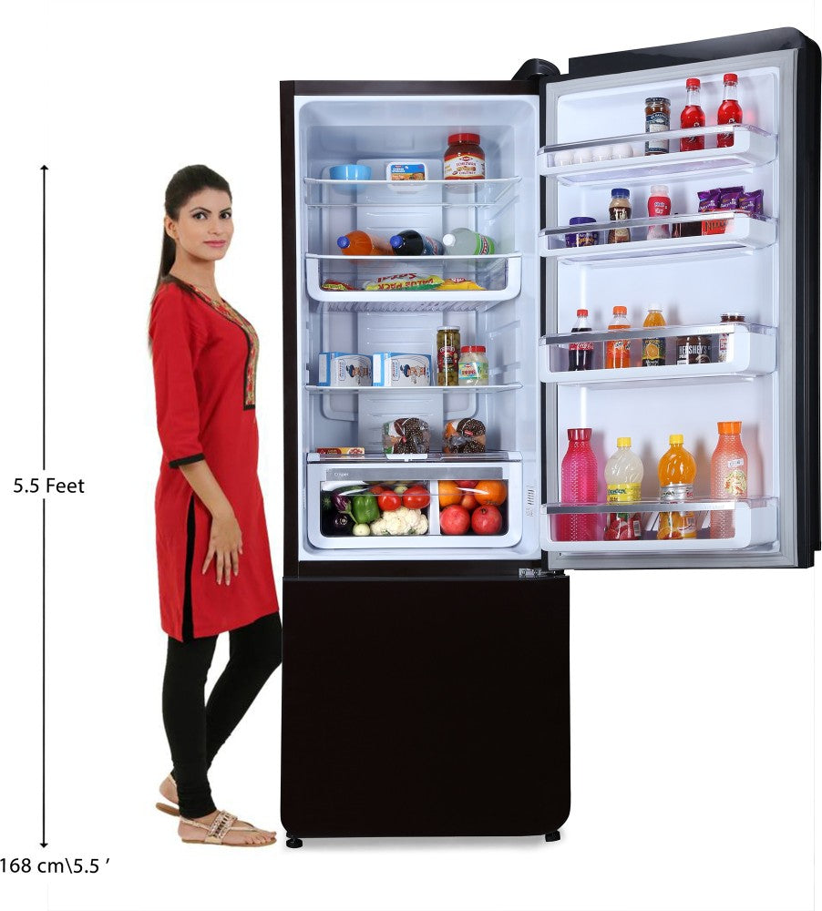 Godrej 430 L Frost Free Double Door Bottom Mount 3 Star Refrigerator - Ruby Wine, RB NXW AURA 445MDI 3.4 RB WIN