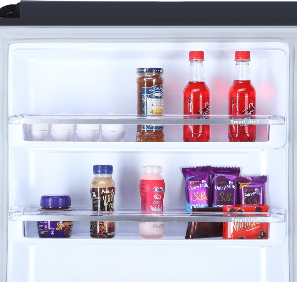 Godrej 430 L Frost Free Double Door Bottom Mount 3 Star Refrigerator - Ruby Wine, RB NXW AURA 445MDI 3.4 RB WIN