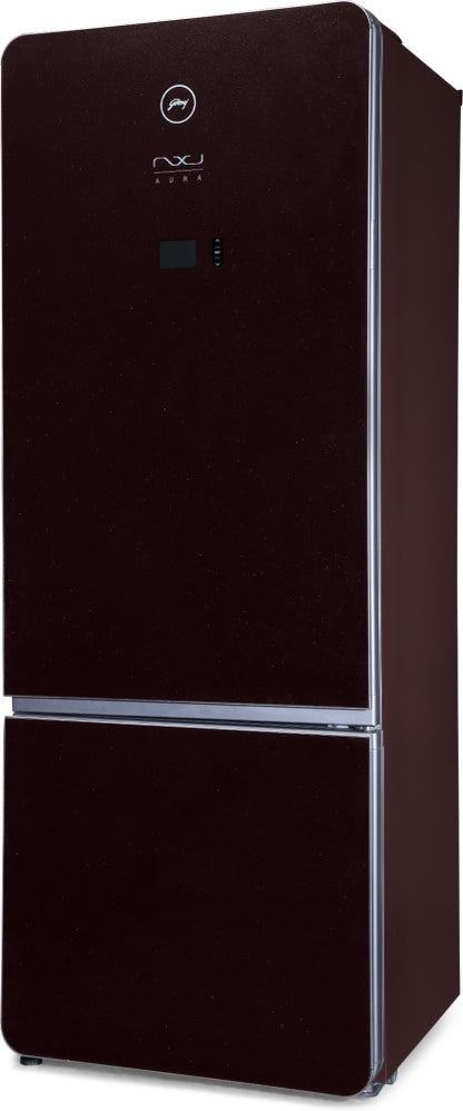 Godrej 430 L Frost Free Double Door Bottom Mount 3 Star Refrigerator - Ruby Wine, RB NXW AURA 445MDI 3.4 RB WIN