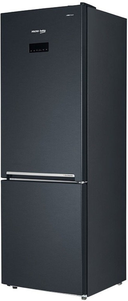 Voltas Beko 340 L Frost Free Double Door 2 Star Refrigerator - WOODEN BLACK, RBM365DXBCF