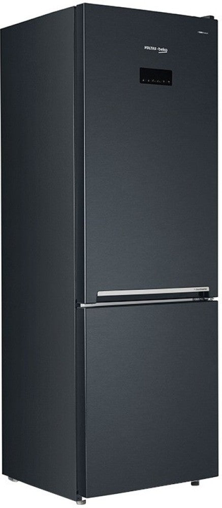 Voltas Beko 340 L Frost Free Double Door 2 Star Refrigerator - WOODEN BLACK, RBM365DXBCF