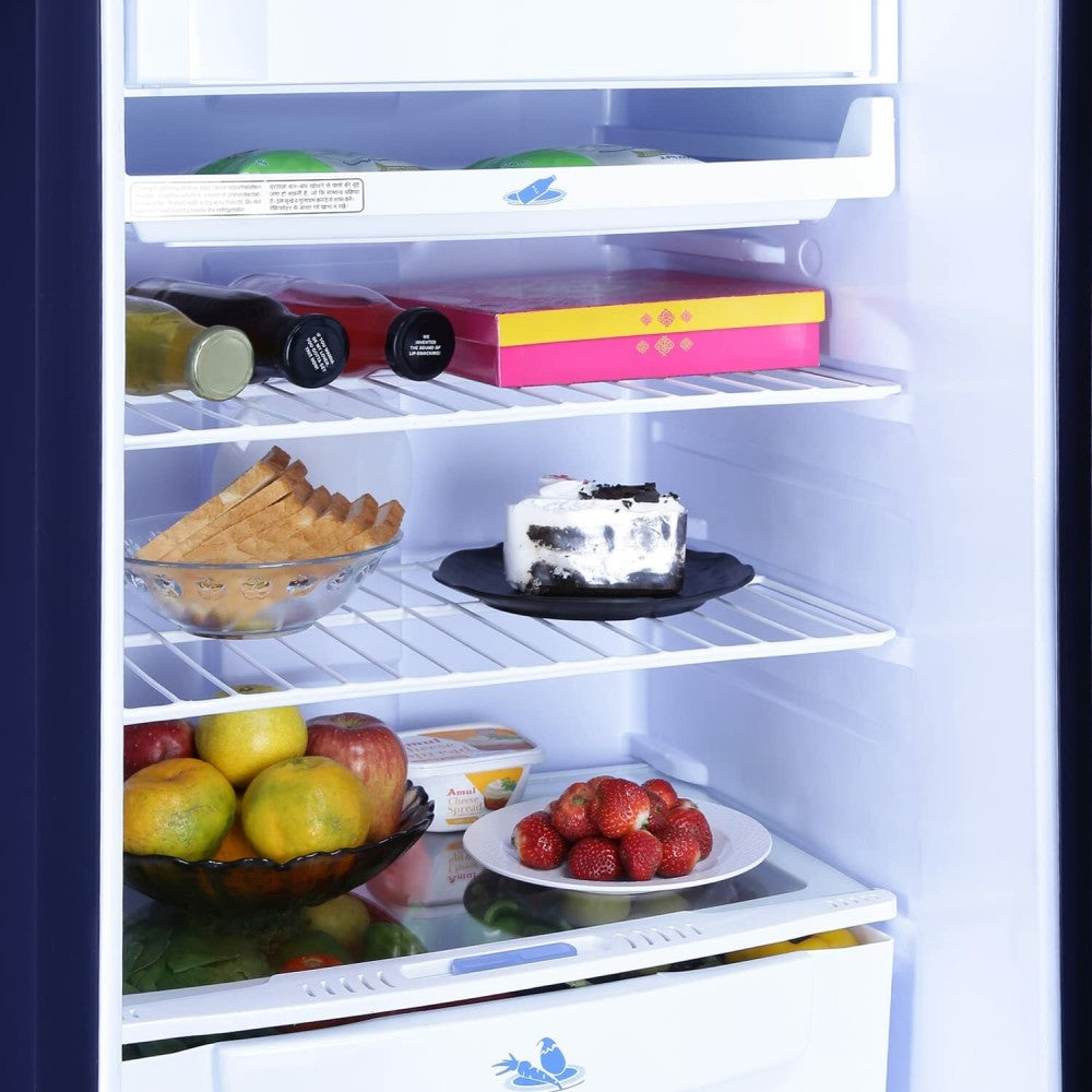 Godrej 180 L Direct Cool Single Door 2 Star Refrigerator - Pep Blue, RD EDGE 205B WRF PP BL