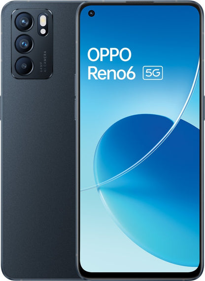 OPPO Reno6 5G (Stellar Black, 128 GB) - 8 GB RAM