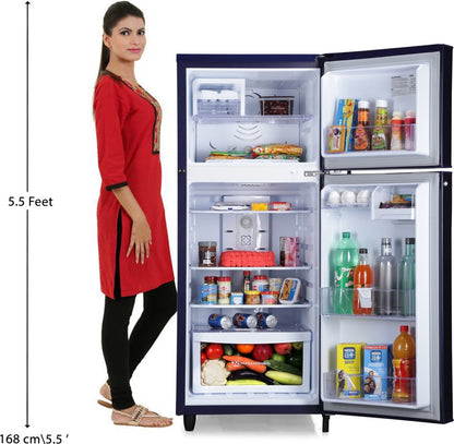 Godrej 236 L Frost Free Double Door 2 Star Refrigerator - Royal Dremin, RF EON 236B 25 HI RY DR