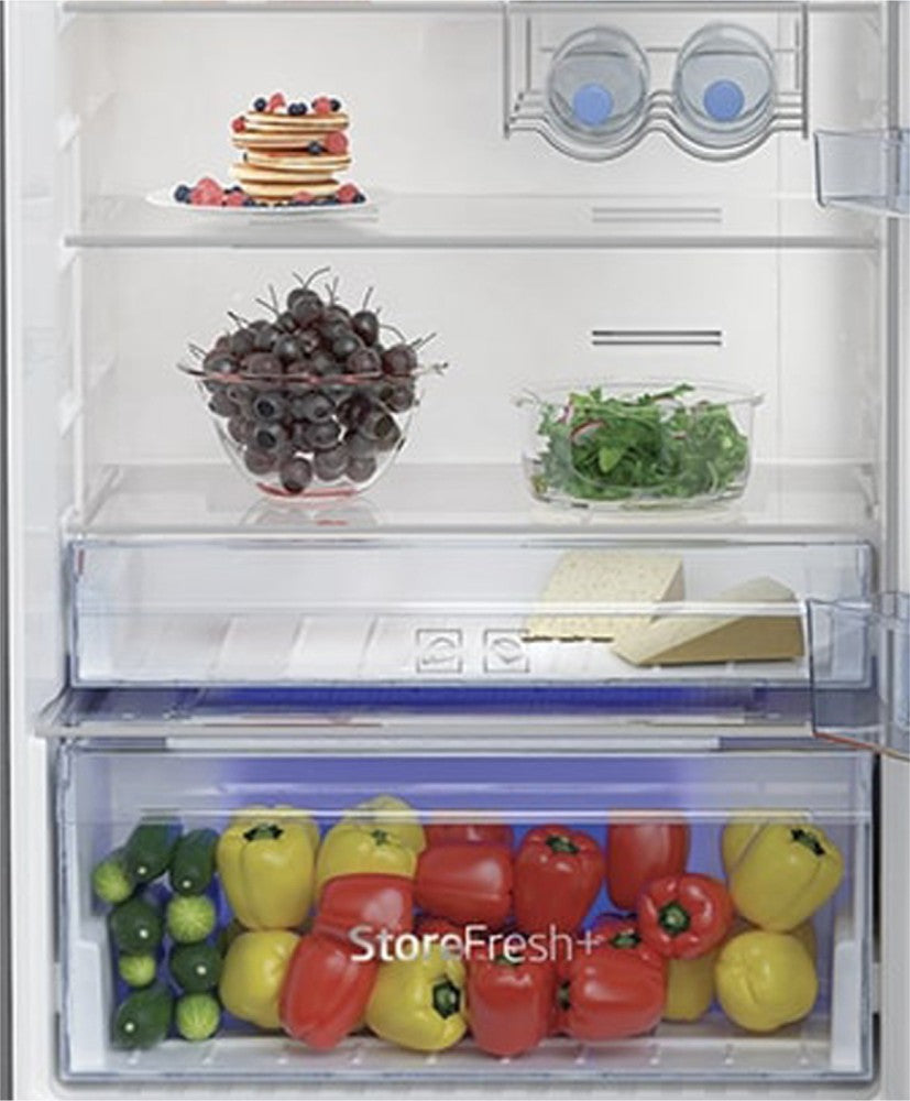 Voltas Beko 432 L Frost Free Double Door Top Mount 2 Star Refrigerator - PET INOX, RFF4653XPCF