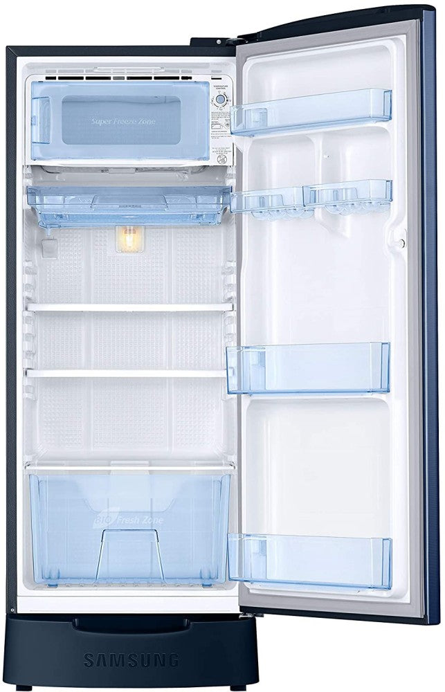 SAMSUNG 192 L Direct Cool Single Door 3 Star Refrigerator - Camellia Blue, RR20A282YCU/NL