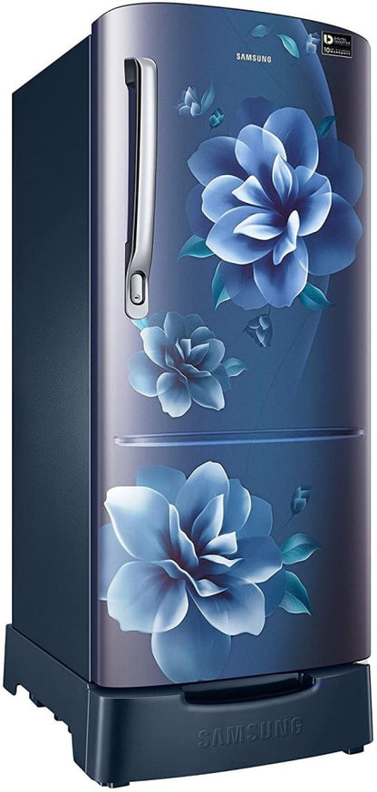 SAMSUNG 192 L Direct Cool Single Door 3 Star Refrigerator - Camellia Blue, RR20A282YCU/NL