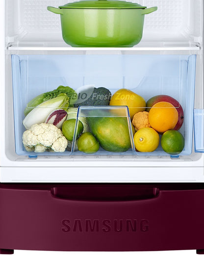 SAMSUNG 183 L Frost Free Single Door 3 Star Refrigerator - Camellia Purple, RR20C1823CR/HL