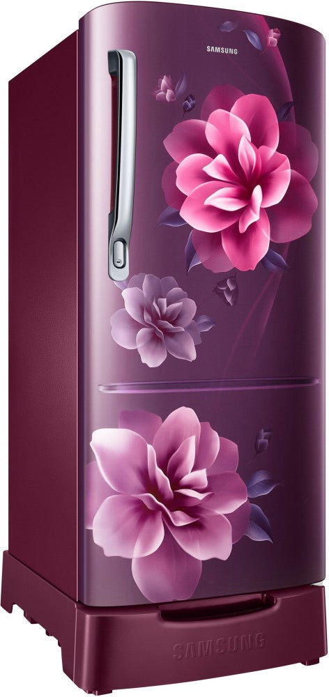 SAMSUNG 183 L Frost Free Single Door 3 Star Refrigerator - Camellia Purple, RR20C1823CR/HL