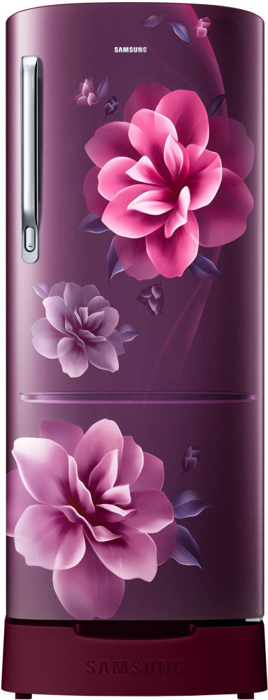 SAMSUNG 183 L Frost Free Single Door 3 Star Refrigerator - Camellia Purple, RR20C1823CR/HL