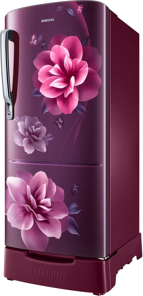 SAMSUNG 183 L Frost Free Single Door 3 Star Refrigerator - Camellia Purple, RR20C1823CR/HL