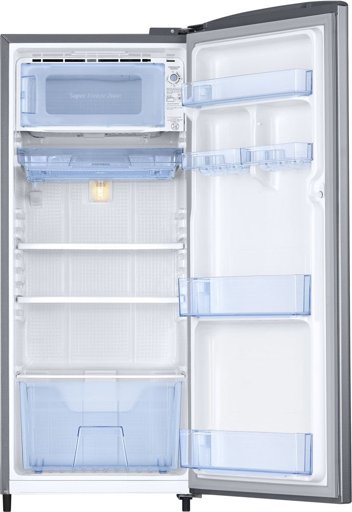 SAMSUNG 183 L Frost Free Single Door 3 Star Refrigerator - Elegant Inox, RR20C1Y23S8/HL