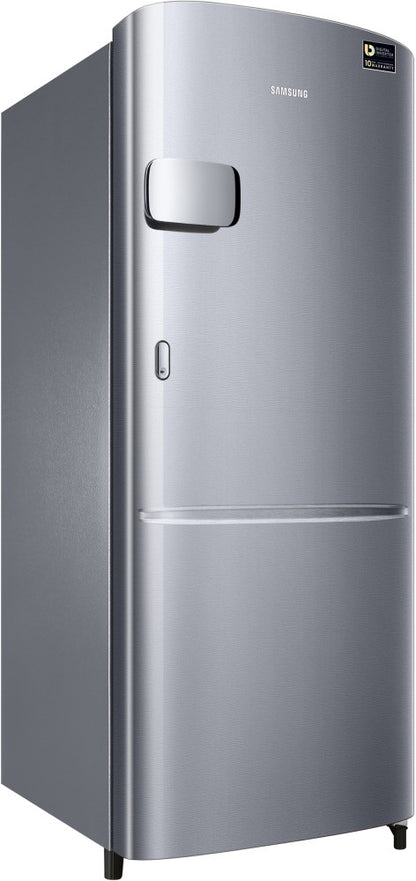 SAMSUNG 183 L Frost Free Single Door 3 Star Refrigerator - Elegant Inox, RR20C1Y23S8/HL