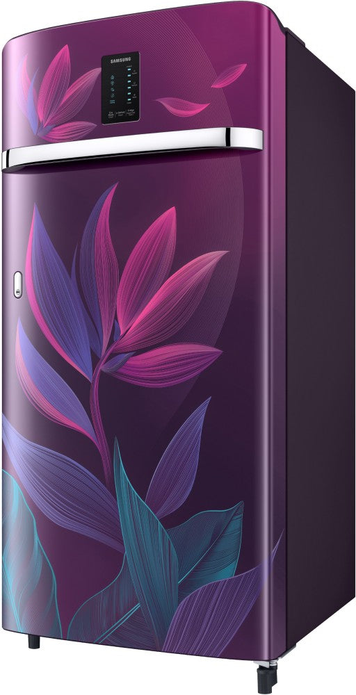 SAMSUNG 189 L Frost Free Single Door 5 Star Refrigerator - Paradise Bloom Purple, RR21C2E259R/HL