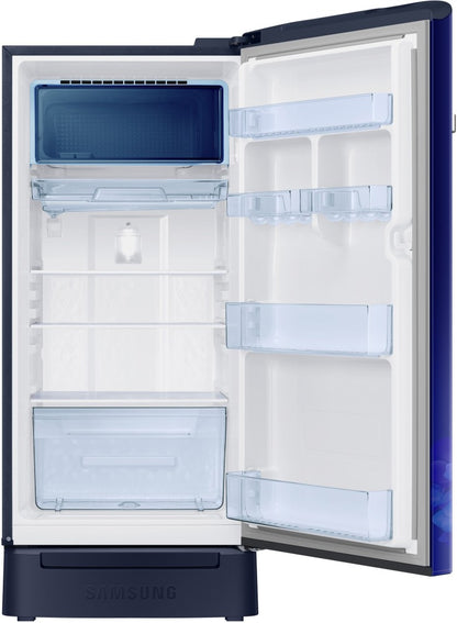 SAMSUNG 189 L Frost Free Single Door 4 Star Refrigerator - Hydrangea Blue, RR21C2F24HS/HL