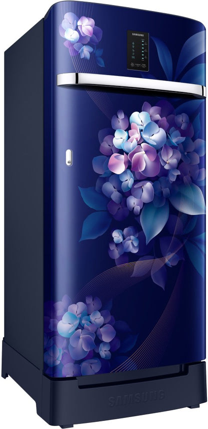 SAMSUNG 189 L Frost Free Single Door 4 Star Refrigerator - Hydrangea Blue, RR21C2F24HS/HL