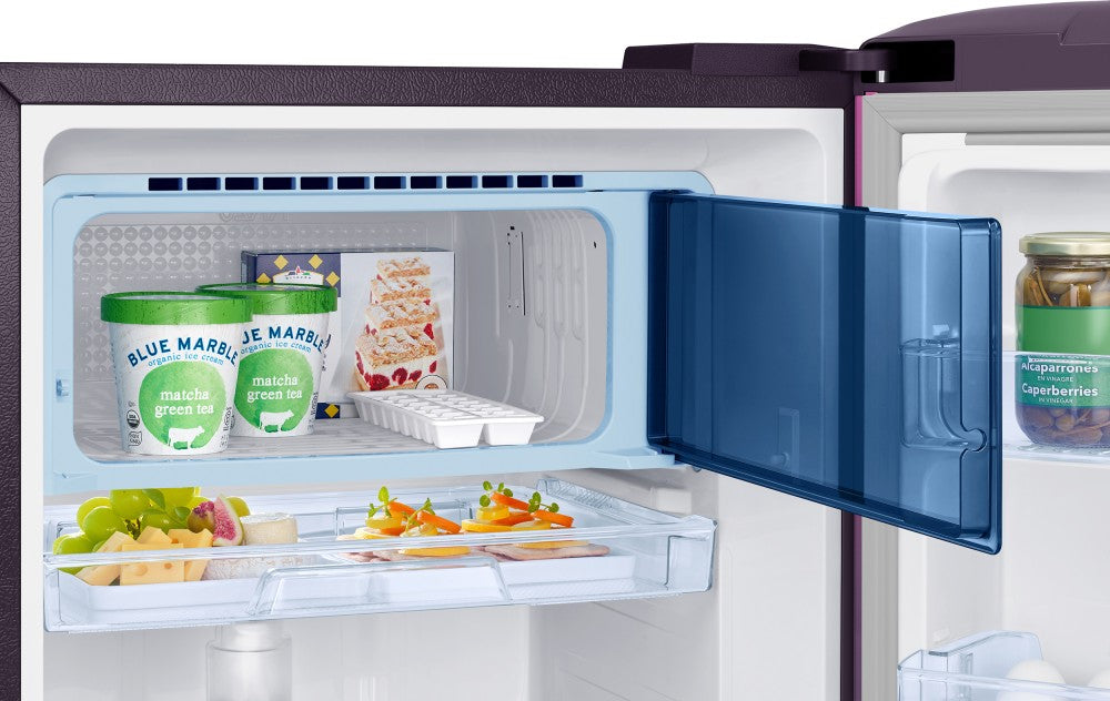 SAMSUNG 189 L Frost Free Single Door 5 Star Refrigerator - Paradise Bloom Purple, RR21C2F259R/HL