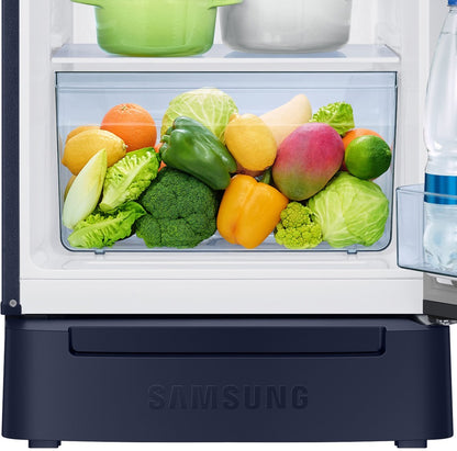 SAMSUNG 189 L Direct Cool Single Door 5 Star Refrigerator - Paradise Bloom Blue, RR21C2F259U/HL