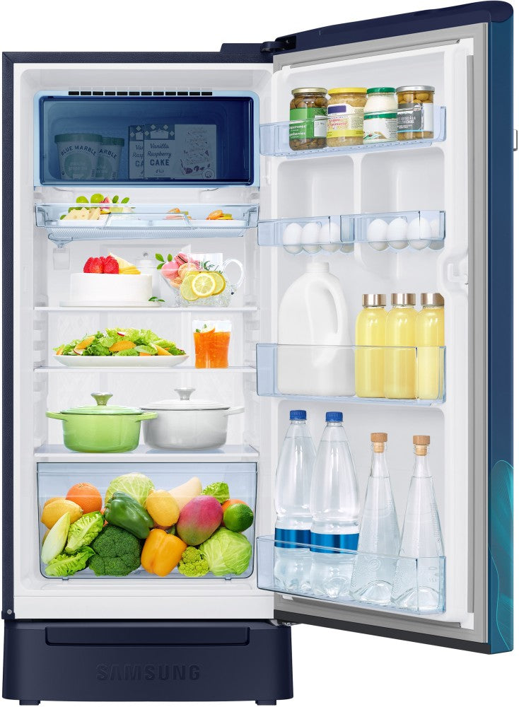 SAMSUNG 189 L Direct Cool Single Door 5 Star Refrigerator - Paradise Bloom Blue, RR21C2F259U/HL