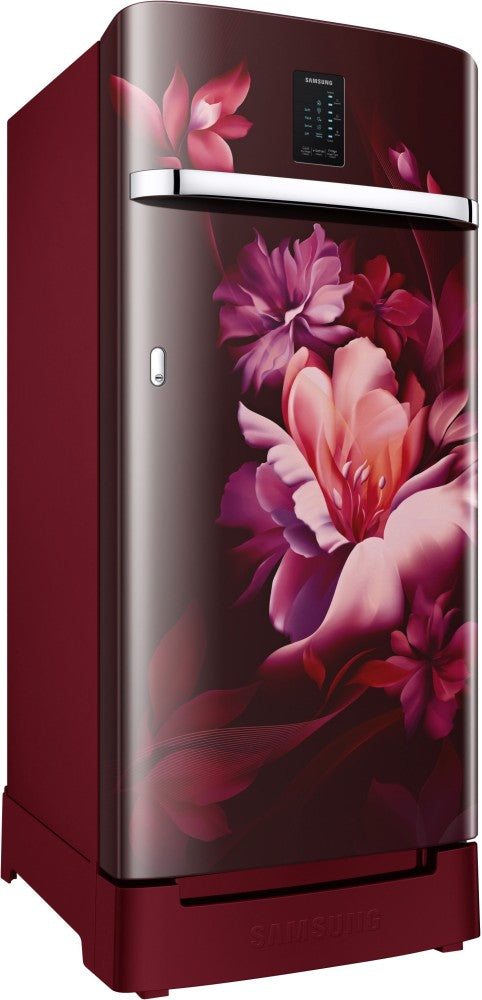 SAMSUNG 184 L Direct Cool Single Door 3 Star Refrigerator - Midnight Blossom Red, RR21C2K23RZ/HL