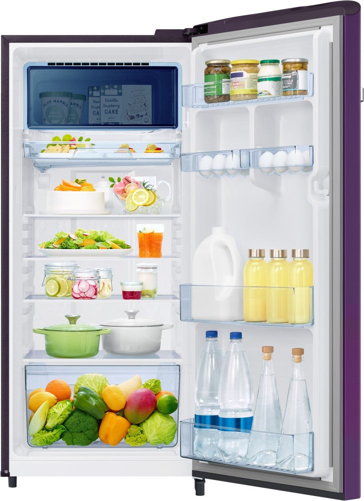 SAMSUNG 215 L Frost Free Single Door 3 Star Refrigerator - Camellia Purple, RR23C2E23CR/HL