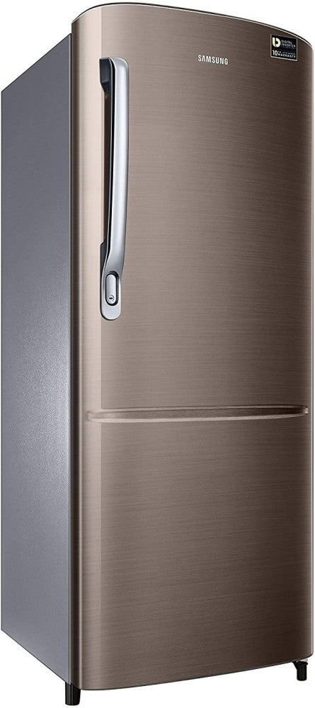 SAMSUNG 230 L Direct Cool Single Door 3 Star Refrigerator - Luxe brown, RR24A272YDX/NL