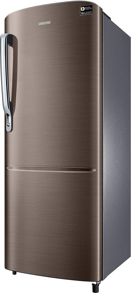 SAMSUNG 230 L Direct Cool Single Door 3 Star Refrigerator - Luxe brown, RR24A272YDX/NL