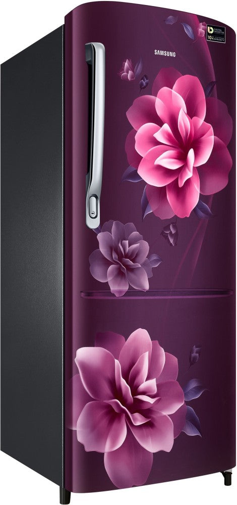 SAMSUNG 223 L Direct Cool Single Door 3 Star Refrigerator - Camellia Purple, RR24C2723CR/NL