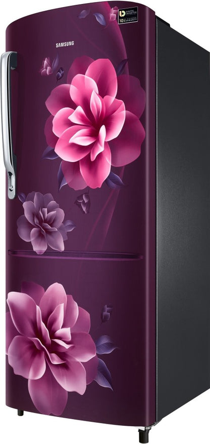 SAMSUNG 223 L Direct Cool Single Door 3 Star Refrigerator - Camellia Purple, RR24C2723CR/NL