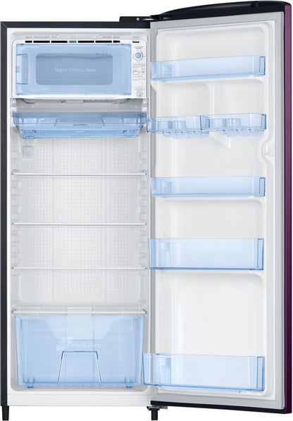 SAMSUNG 223 L Direct Cool Single Door 3 Star Refrigerator - Camellia Purple, RR24C2723CR/NL