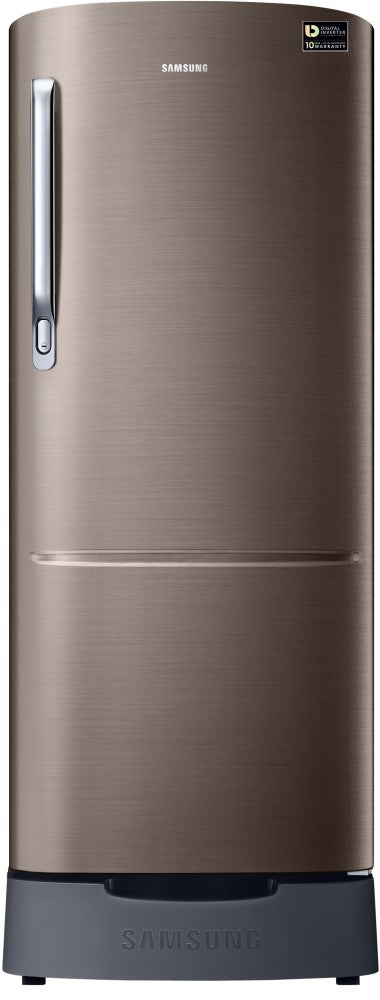 SAMSUNG 223 L Direct Cool Single Door 3 Star Refrigerator - Luxe Brown, RR24C2823DX/NL