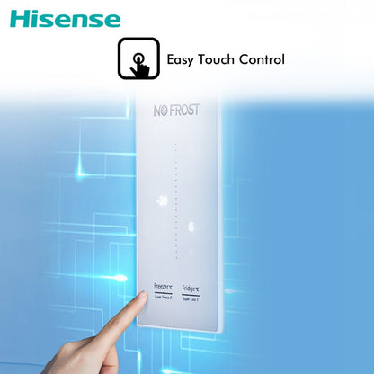 Hisense 564 L फ्रॉस्ट फ्री साइड बाय साइड इन्वर्टर टेक्नोलॉजी स्टार रेफ्रिजरेटर - ब्लैक, RS564N4SBNW