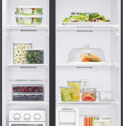 SAMSUNG 673 L Frost Free Multi-Door Refrigerator - Gentle Black Matt, RS72A5FC1B4/TL